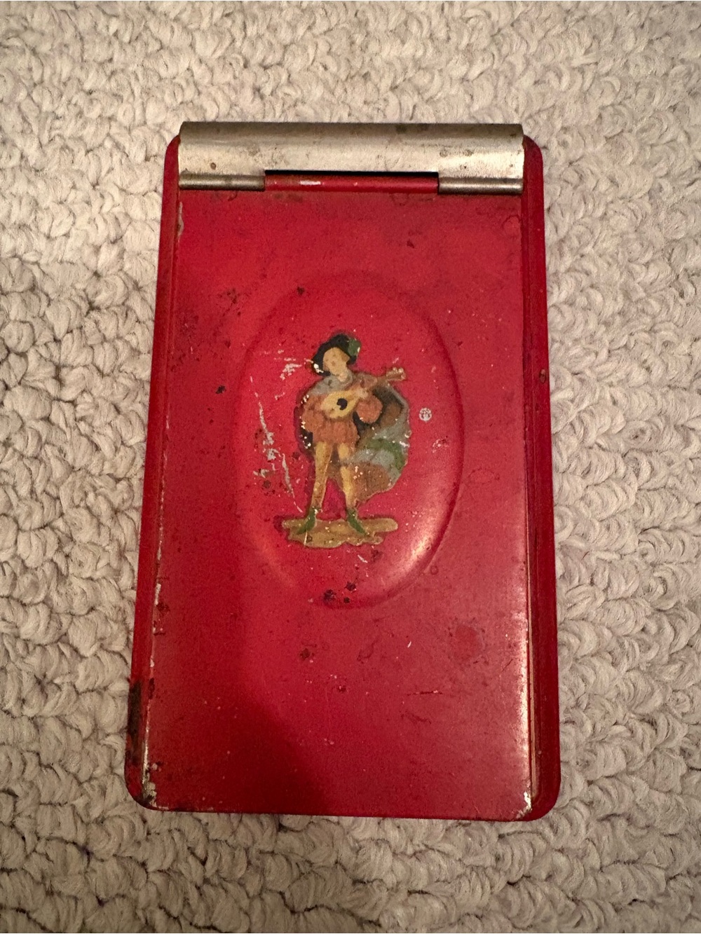 Vintage Red Flip Style note pad